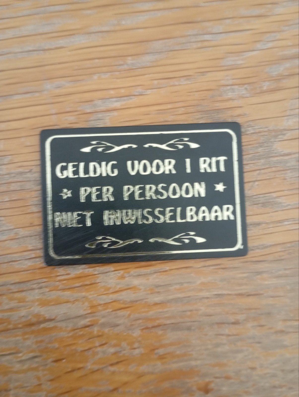 Zweefmolen kaartjes, Twee personen, Overige soorten