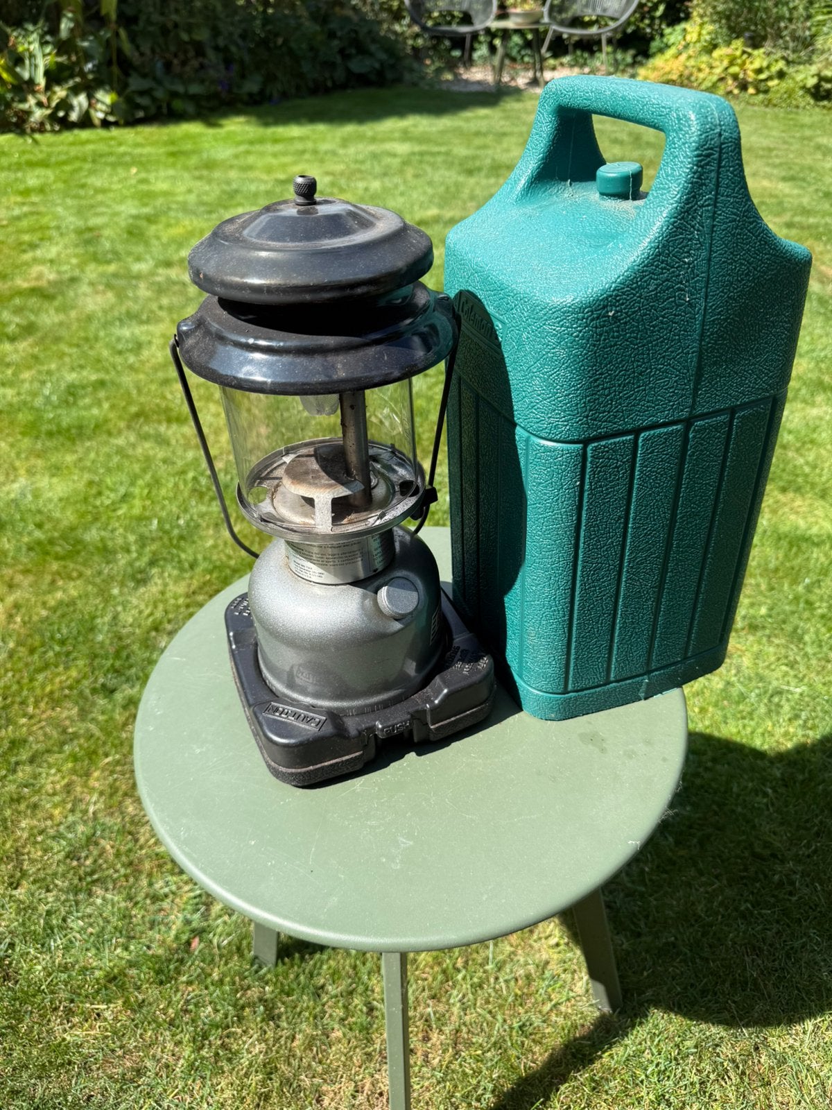 Coleman Unleaded 1 lamp, Ophalen, Gebruikt
