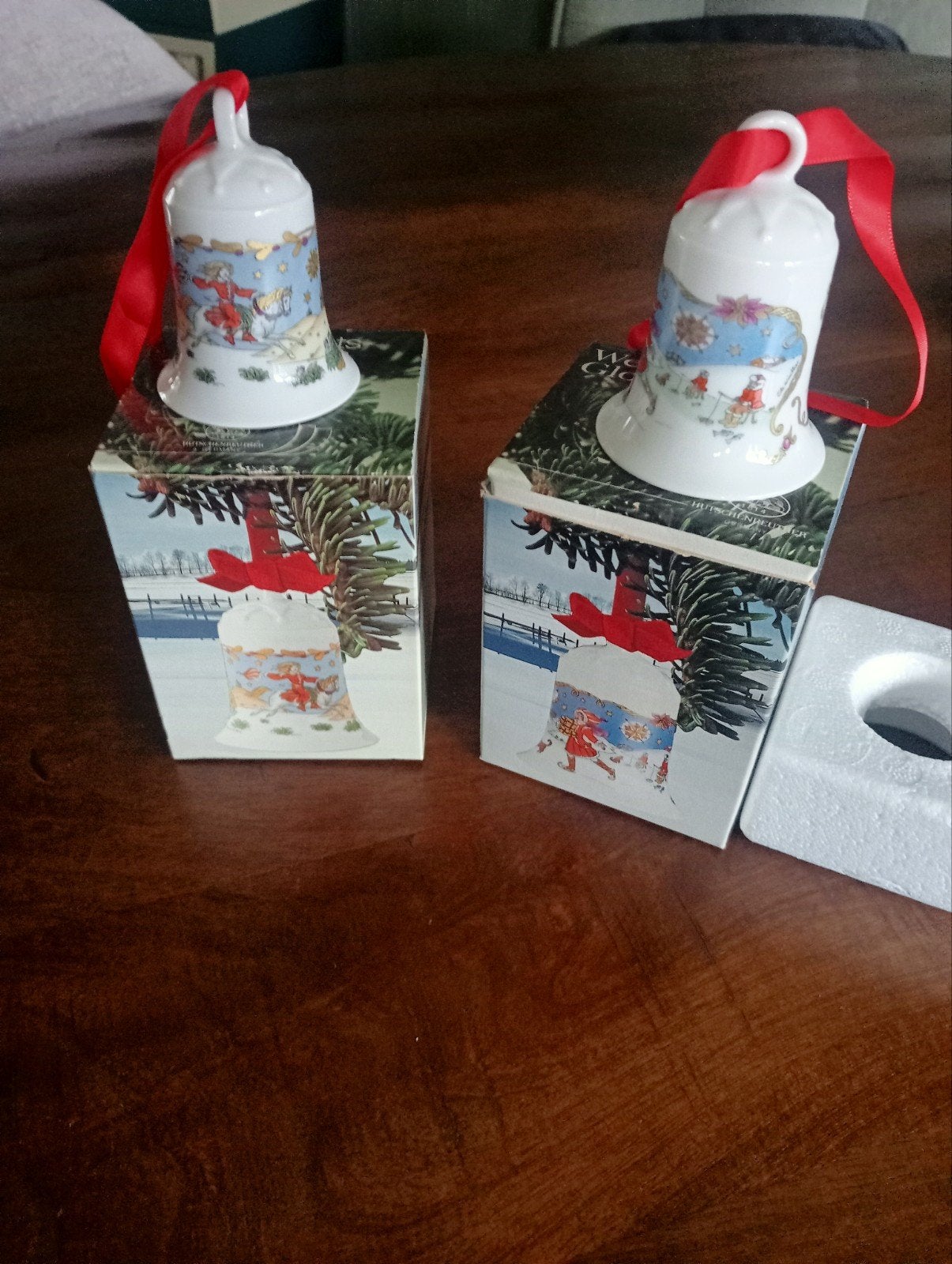 Hutschenreuter...2 kerstklokjes...1988 en 1990, Diversen, Ophalen of Verzenden