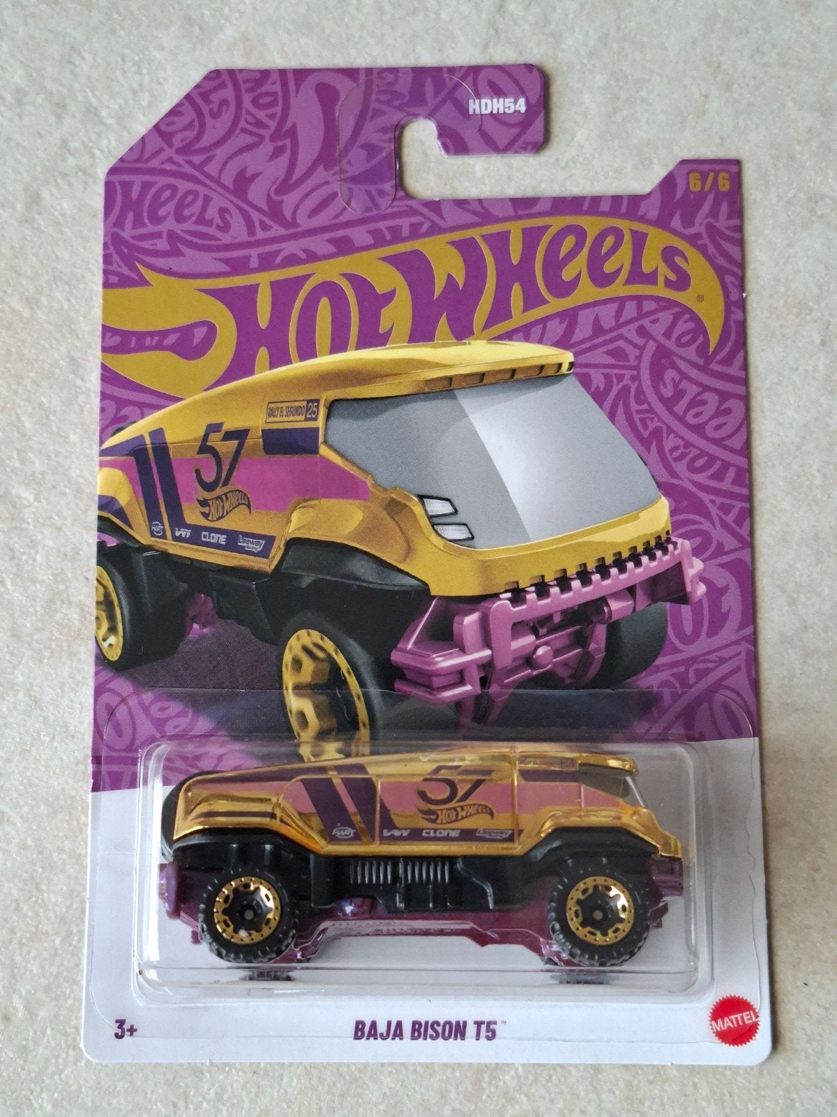 Hot Wheels Baja Bison T5 - Chase, Ophalen of Verzenden, Nieuw, Auto