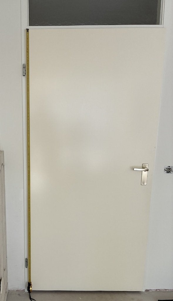 opdekdeur 2015 en 830 mm + meterkastdeur 1960 x 750 x 18 mm, Ophalen, Gebruikt, Minder dan 80 cm, Binnendeur