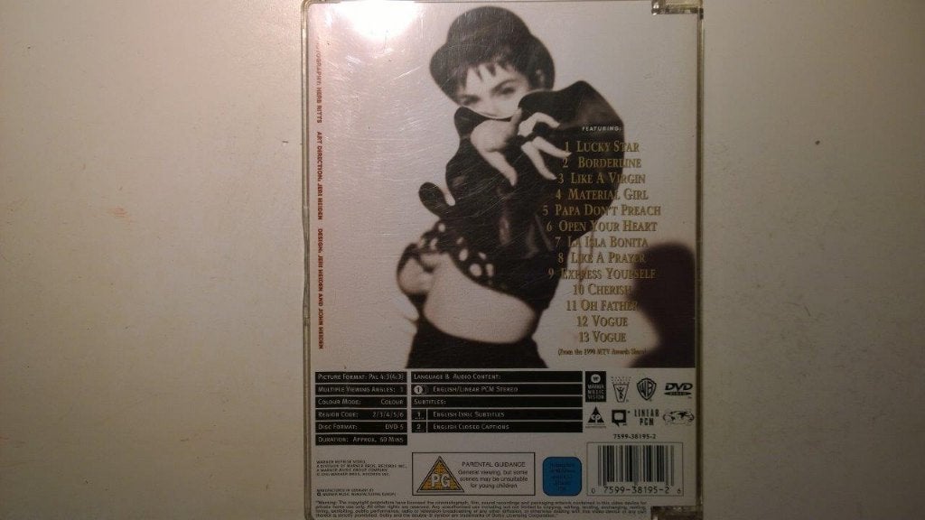 Madonna - The Immaculate Collection (DVD), Alle leeftijden, Ophalen of Verzenden, Zo goed als nieuw, Muziekvideo's
