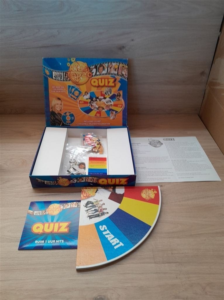 Kids top 20 quiz spel - s3770, Hobby en Vrije tijd, Gezelschapsspellen | Bordspellen, Zo goed als nieuw, Verzenden