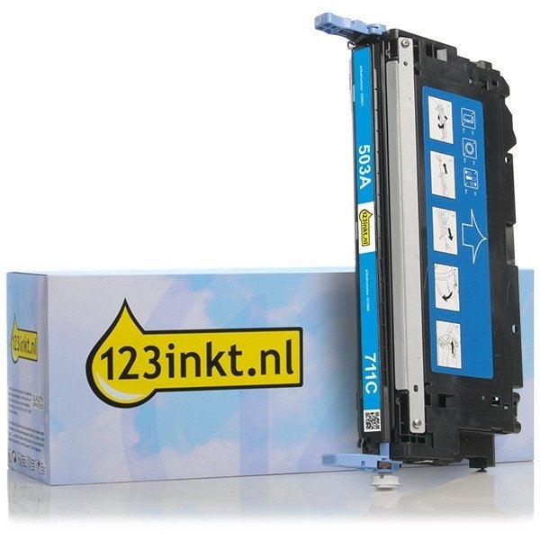 123inkt huismerk vervangt HP 503A (Q7581A) toner cyaan, Ophalen, Nieuw, Toner
