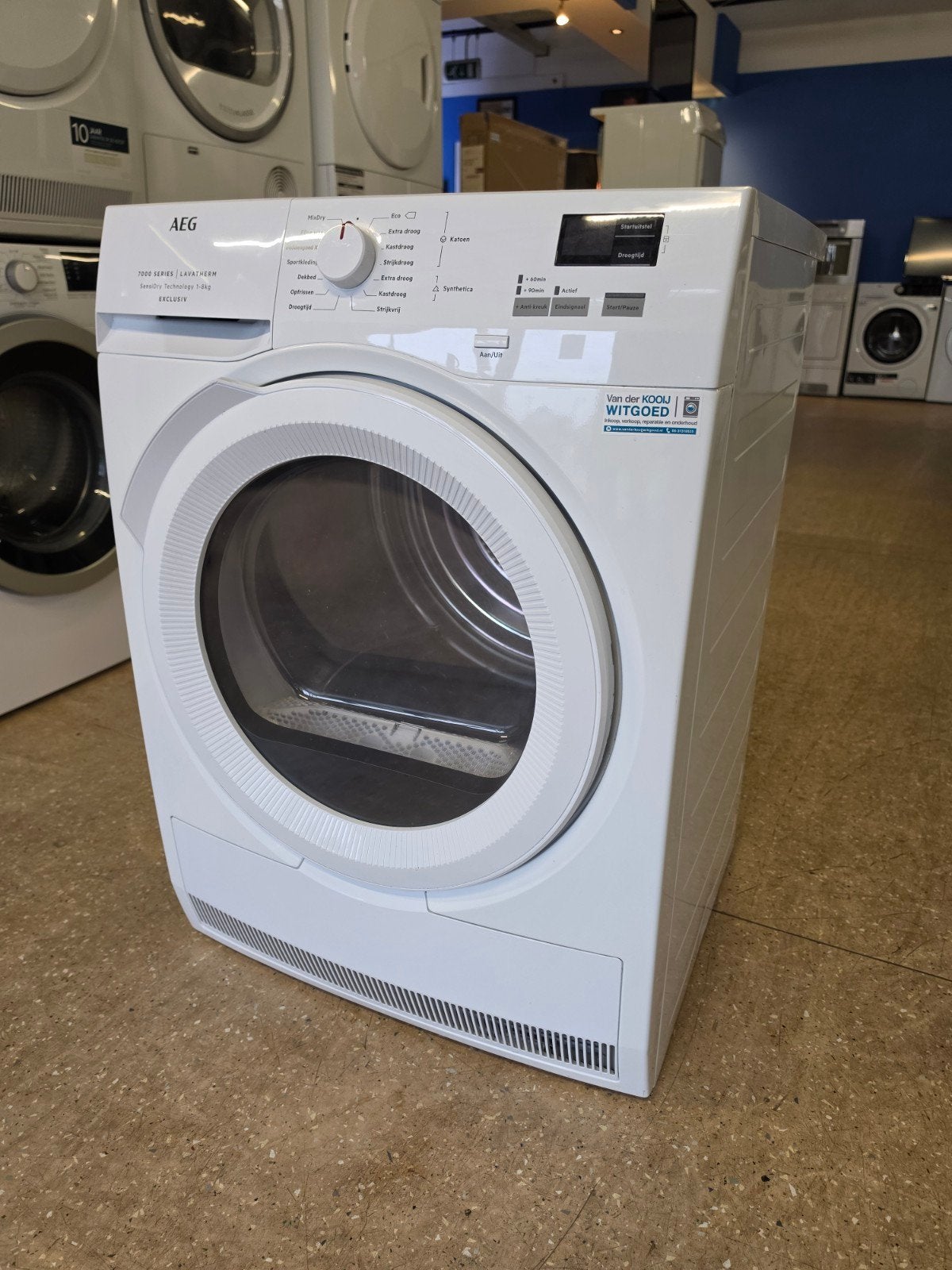 AEG 7000 Series warmtepompdroger | 8 kilo | Gratis thuis 🚚✅, Witgoed en Apparatuur, AEG, Jirnsum, Anti-kreukfase, Overige typen