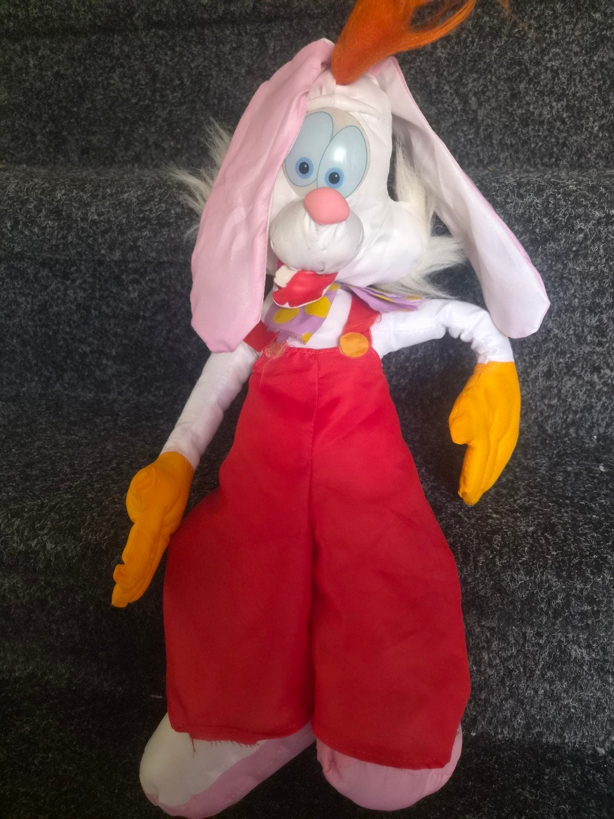 Vintage Roger Rabbit Knuffel - Disney Made in Italy, Disney, Konijn, Ophalen of Verzenden, Middelgroot (20 tot 80 cm)