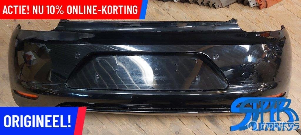 Scirocco III '08-'12 ACHTERBUMPER LC9X 4X PDC ACHTER BUMPER, Gebruikt, Volkswagen, Ophalen of Verzenden, Achter