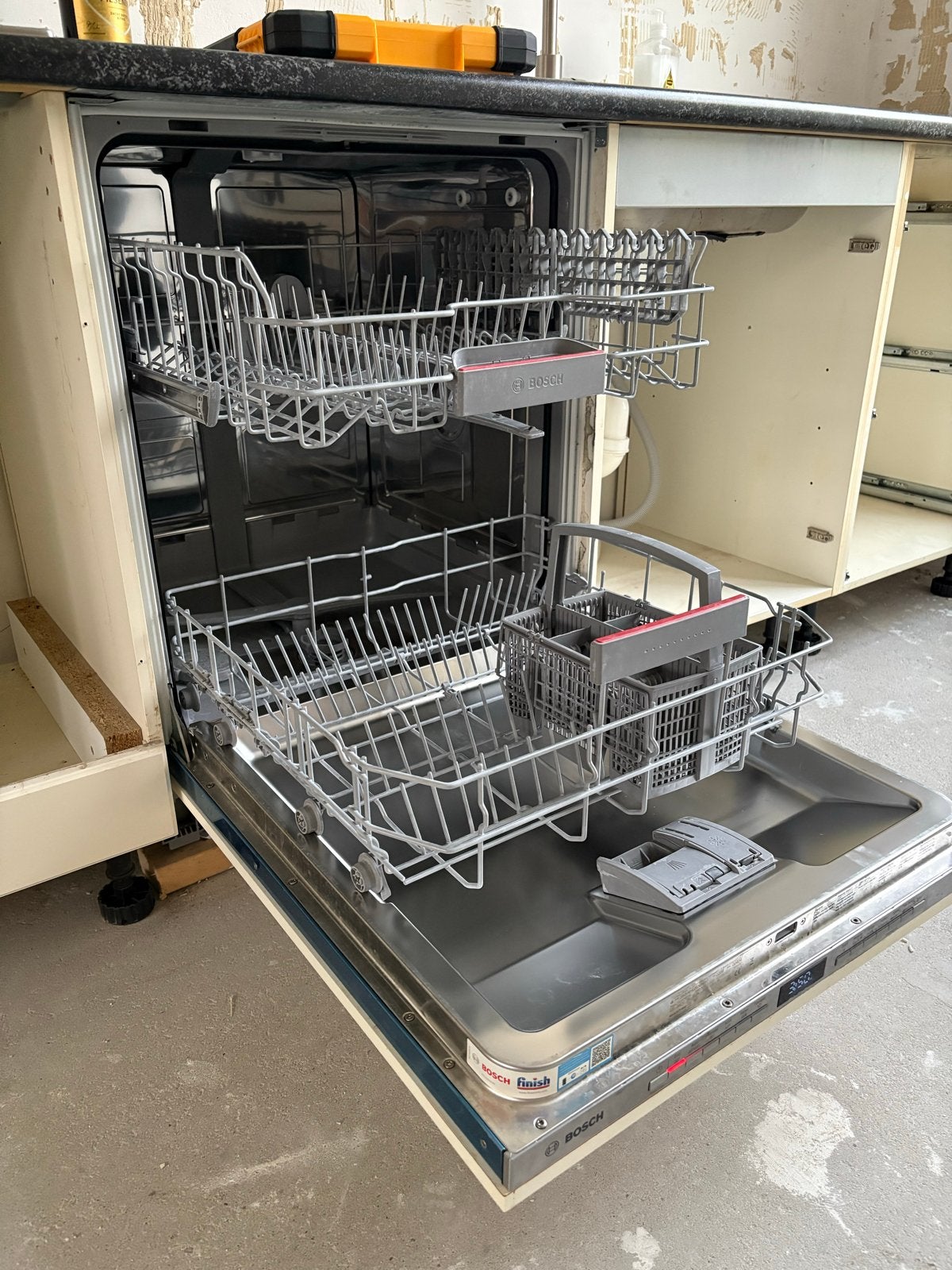 Bosch SMV4HU Inbouw Vaatwasser, Witgoed en Apparatuur, Vaatwasmachines, Gebruikt, Inbouw, 85 tot 90 cm, 60 cm of meer, 10 tot 14 liter