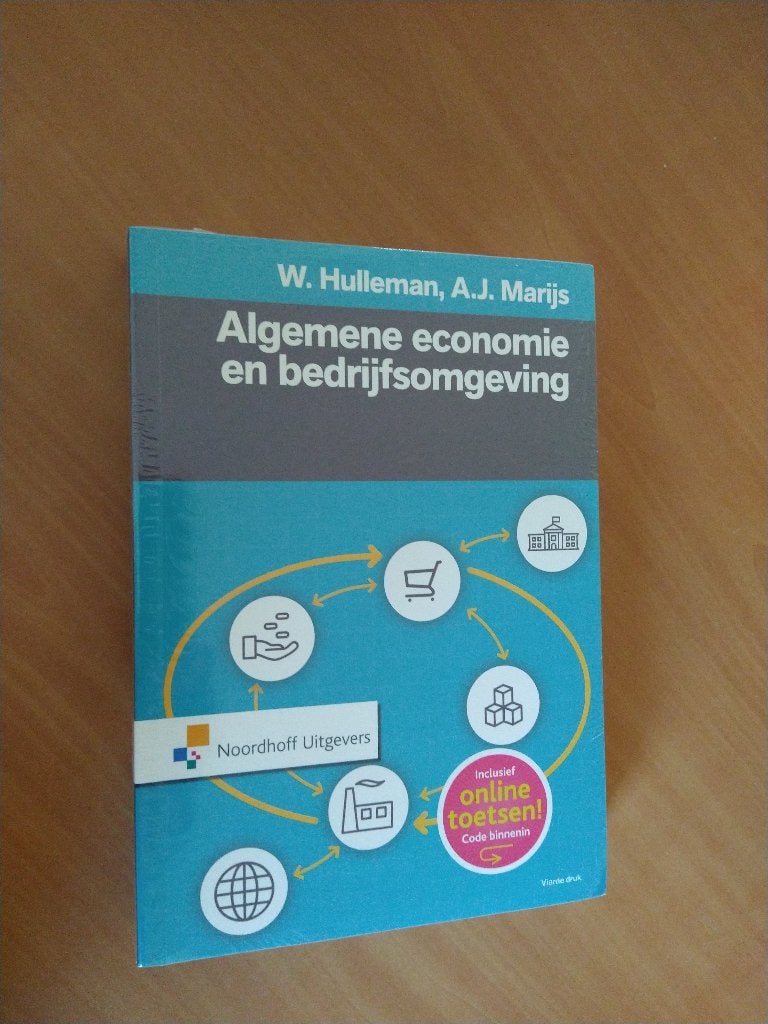 Algemene economie en bedrijfsomgeving. W. Hulleman, Ophalen of Verzenden, Zo goed als nieuw, Economie en Marketing