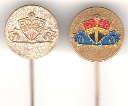 Rover twee verschillende, Verzamelen, Speldjes, Pins en Buttons, Verzenden, Zo goed als nieuw, Overige onderwerpen