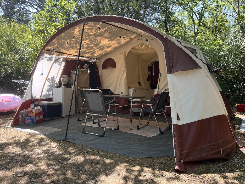 Vouwwagen Jamet Dakota 2007 - 6 persoons - vamaf €900, Caravans en Kamperen, Ophalen, Beige, Aanwezig, Jamet