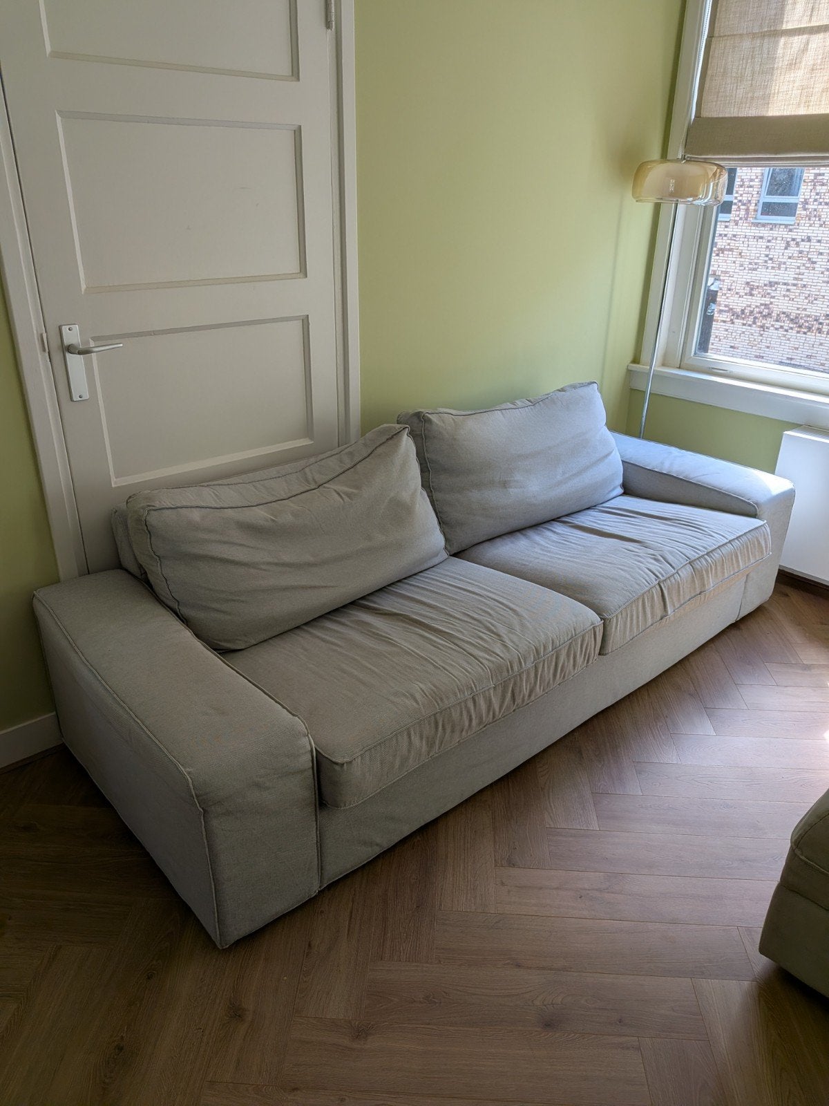 IKEA KIVIK 3-zitsbank - Goede staat, Ophalen, Driepersoons, 75 tot 100 cm, Zo goed als nieuw