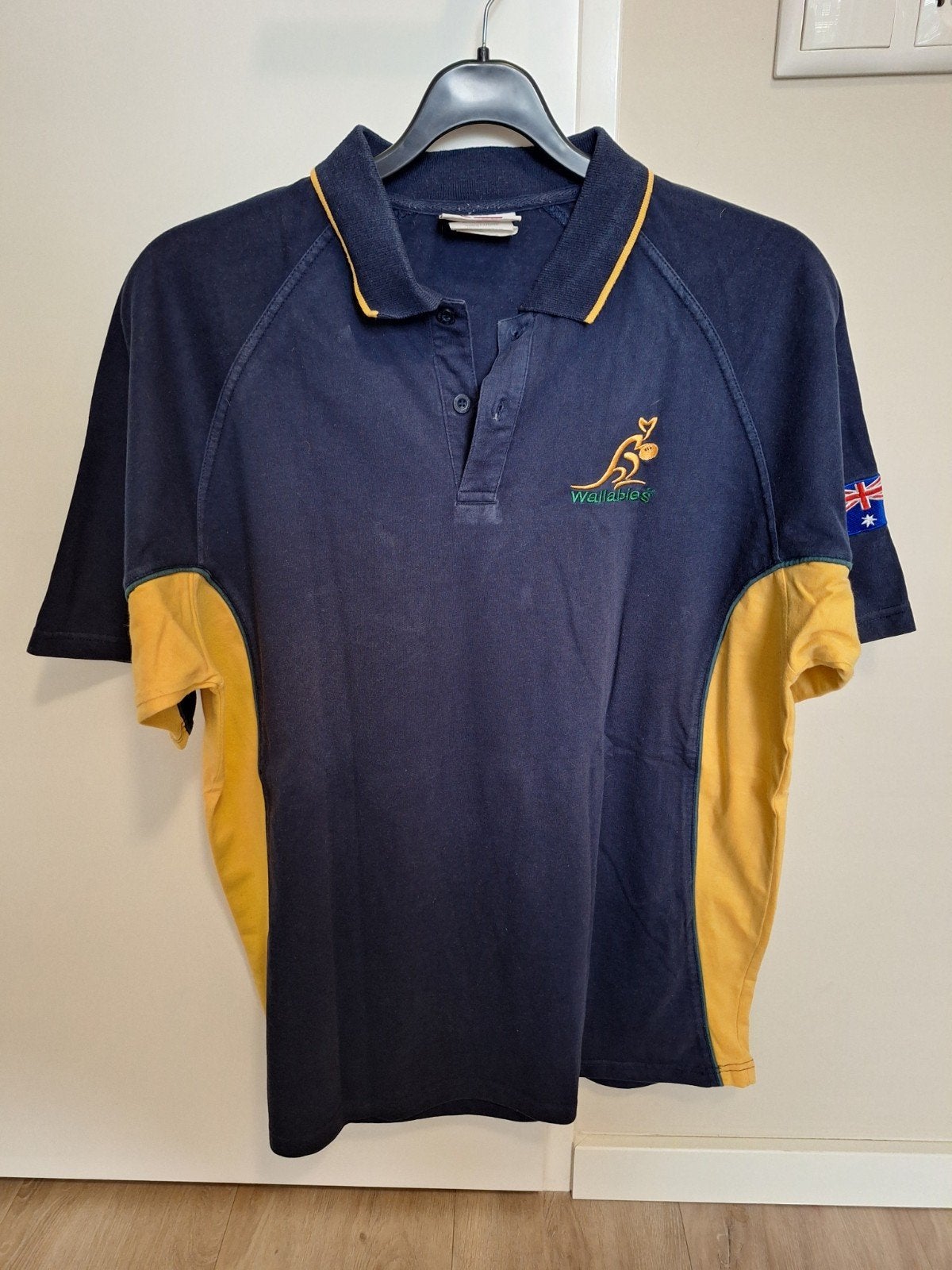 Wallabies Rugby Polo Shirt - Maat XL, Blauw, Cooper, Maat 56/58 (XL), Ophalen of Verzenden