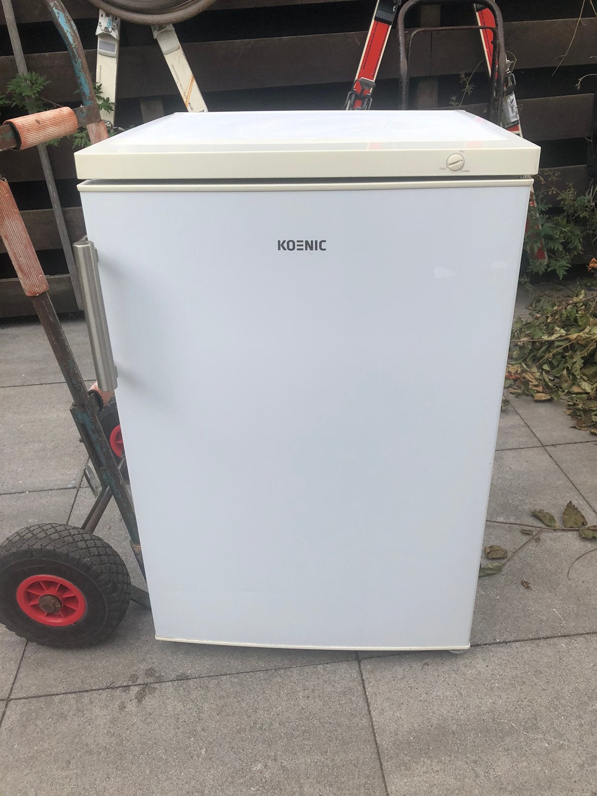 t.k koenic tafelmodel vriezer met 3 vriesladen, Gebruikt, Minder dan 60 cm, Ophalen of Verzenden, Energieklasse A of zuiniger