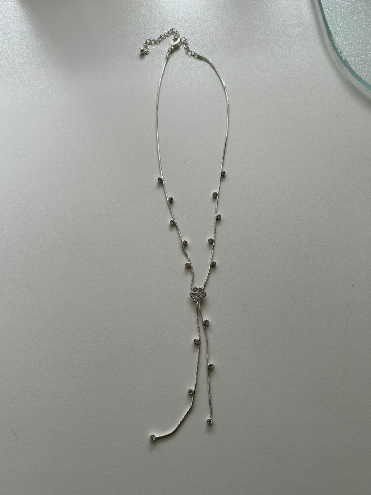 Dames ketting, Ophalen of Verzenden, Zo goed als nieuw, Zilver, Overige materialen