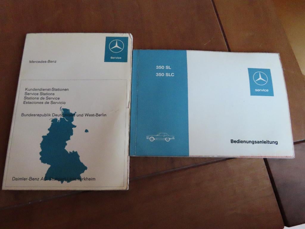 Origineel instructieboek Mercedes 350 SL, 350 SLC W107 1971, Auto diversen, Handleidingen en Instructieboekjes, Ophalen of Verzenden