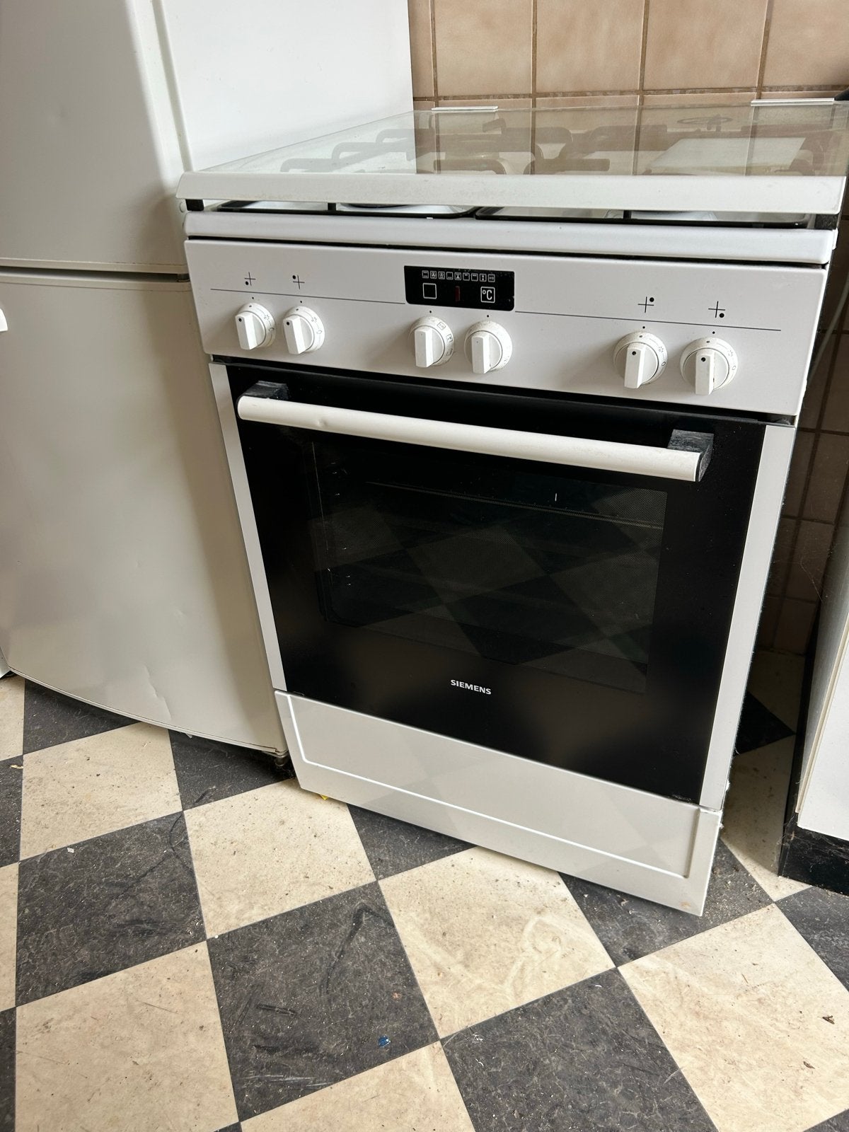 Siemens Vrijstaand Gasfornuis met Oven - Gebruikt, Witgoed en Apparatuur, Ophalen, Gebruikt, 60 cm of meer, 4 kookzones
