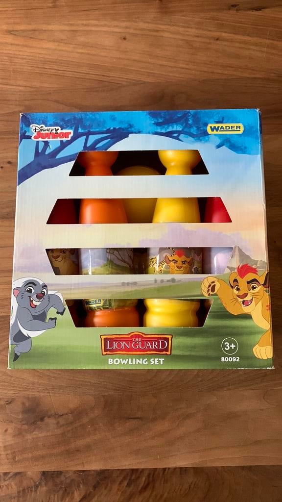Kinder Bowling set Disney 7-delig, Ophalen of Verzenden, Nieuw, Jongen of Meisje