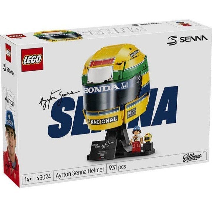 LEGO 43024 Ayrton Senna Helm - Nieuw in doos, Ophalen of Verzenden, Nieuw, Formule 1