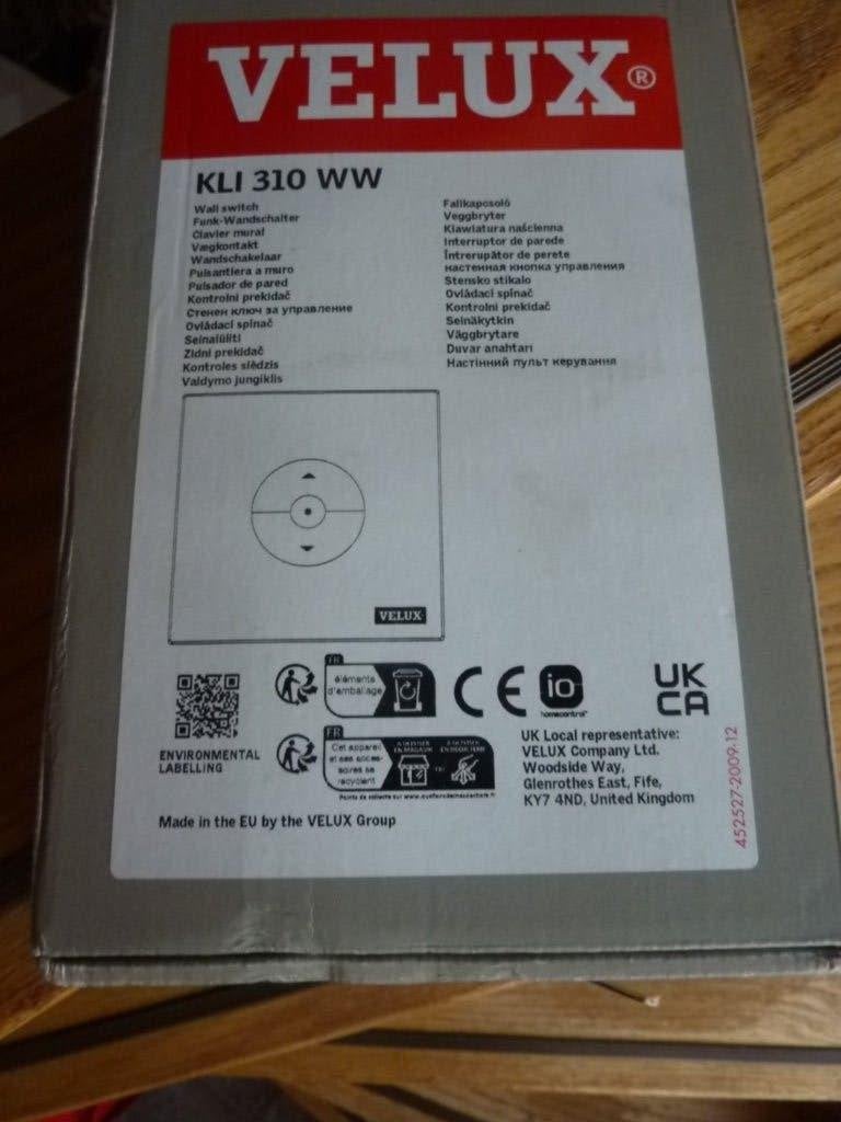 Nieuwe Velux KLI 310 WW / aansturing 1 product of groep., Ophalen of Verzenden, Nieuw