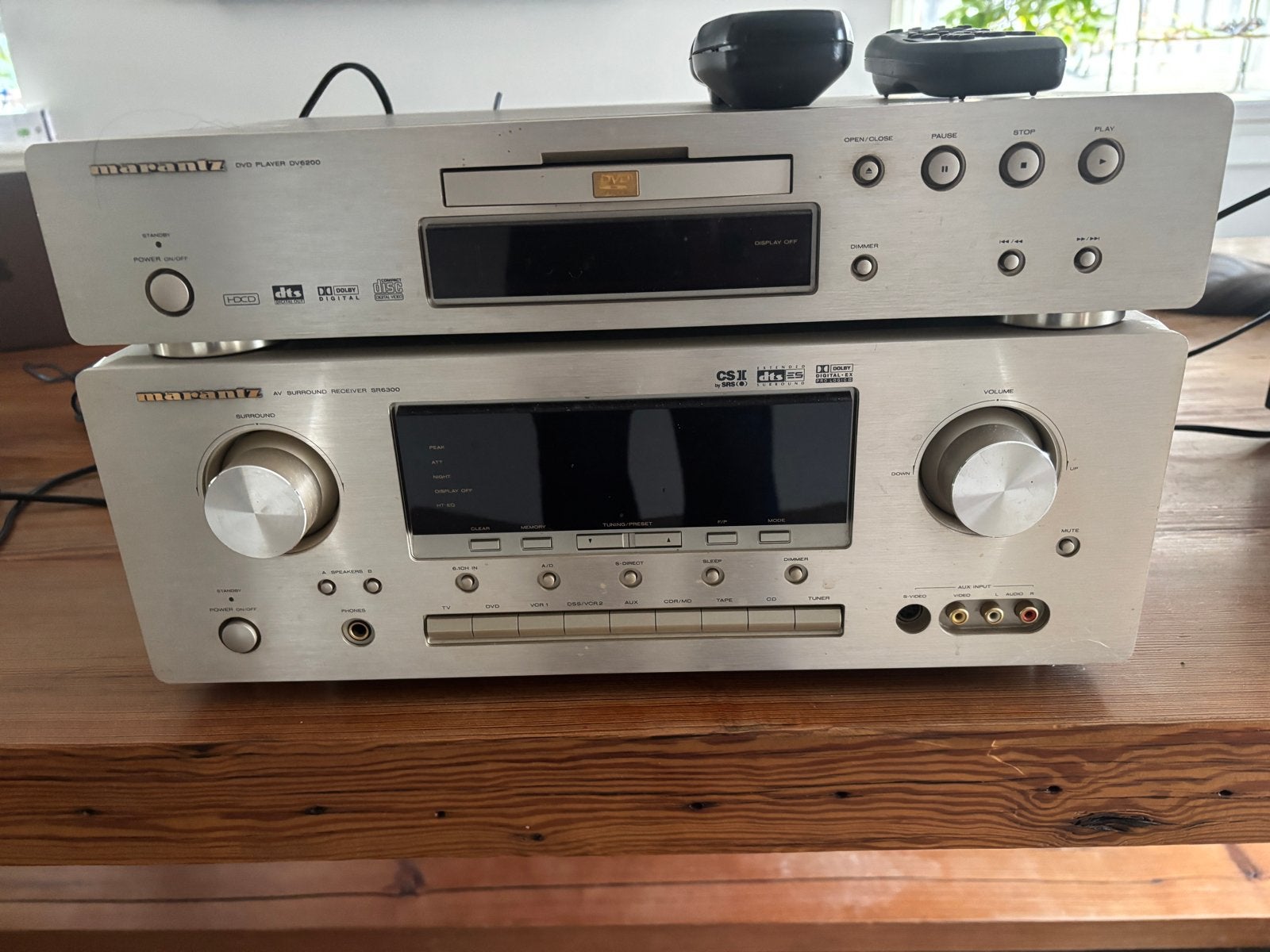 Marantz DVD-speler DV6200 & AV Receiver SR6300 Set, Ophalen, Gebruikt, Dvd-speler, Overige merken