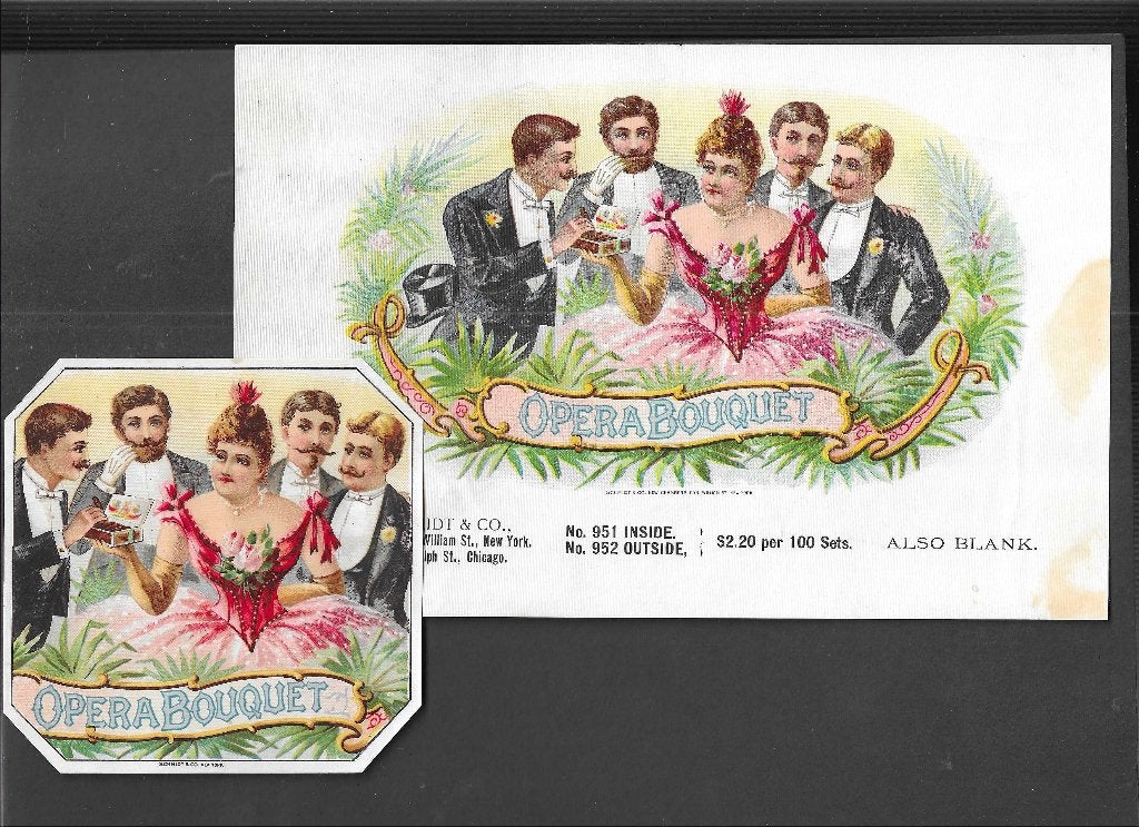 Etiket scan V5392, Ophalen of Verzenden, Gebruikt, Sigarenbandjes