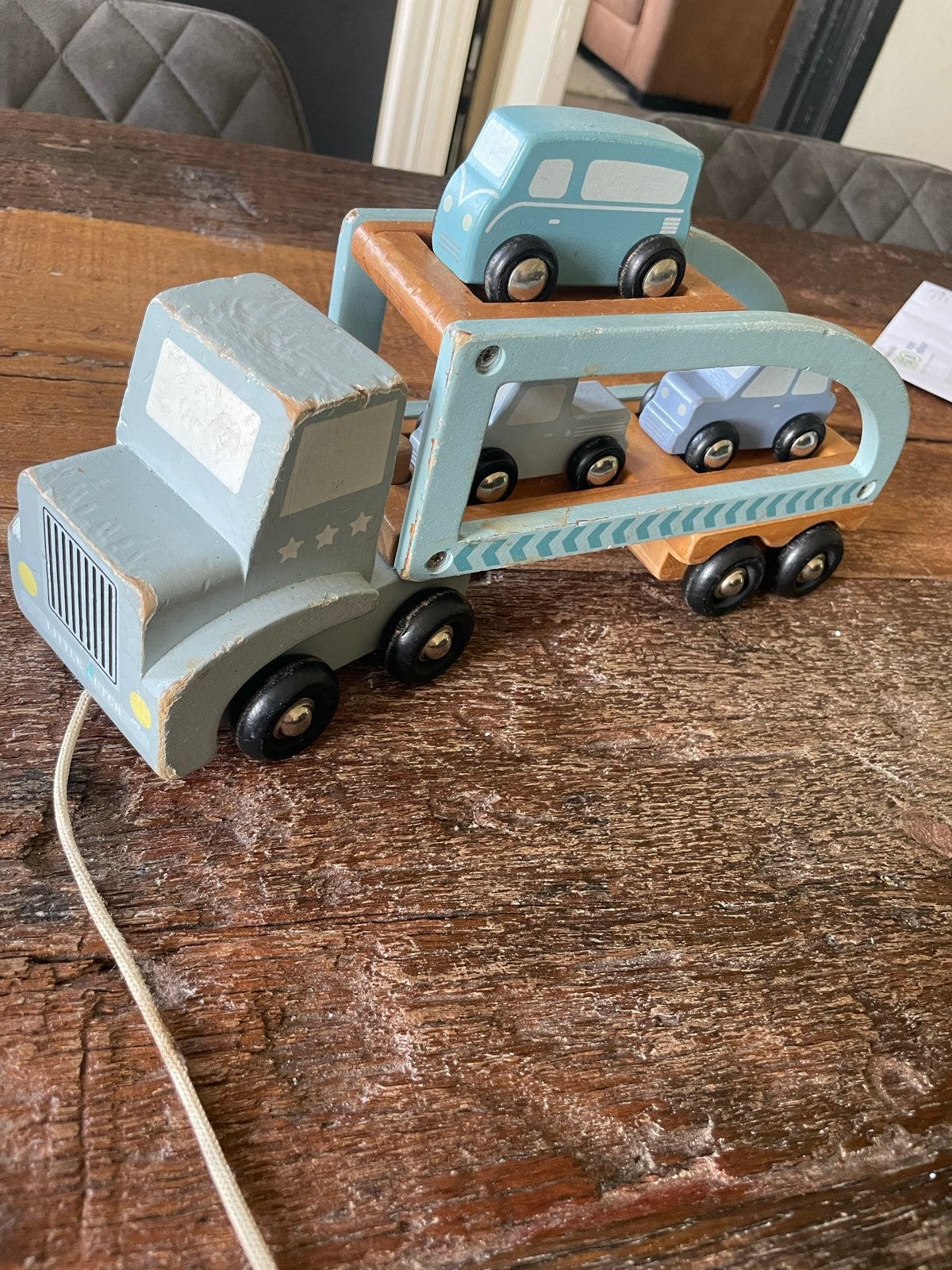Little Dutch vrachtwagen met auto's, Ophalen of Verzenden, Gebruikt