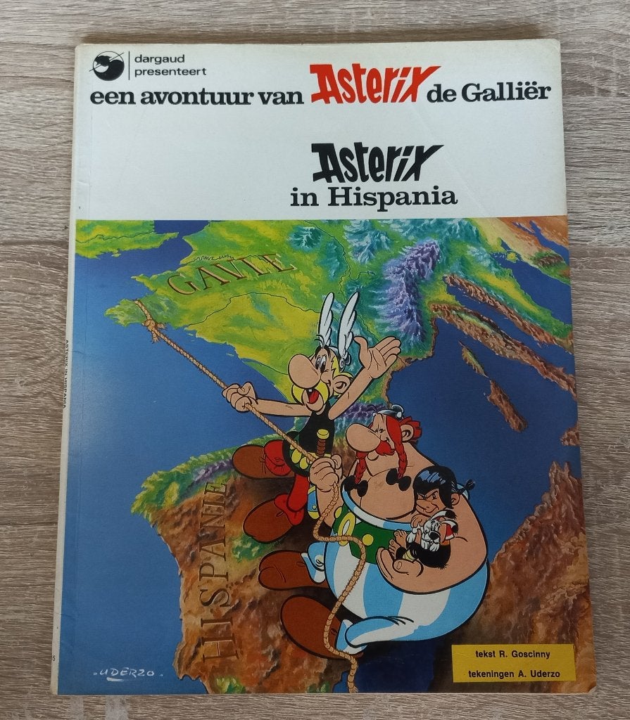 Asterix in Hispania (1977), Gelezen, Eén stripboek, Ophalen of Verzenden, Goscinny & Uderzo