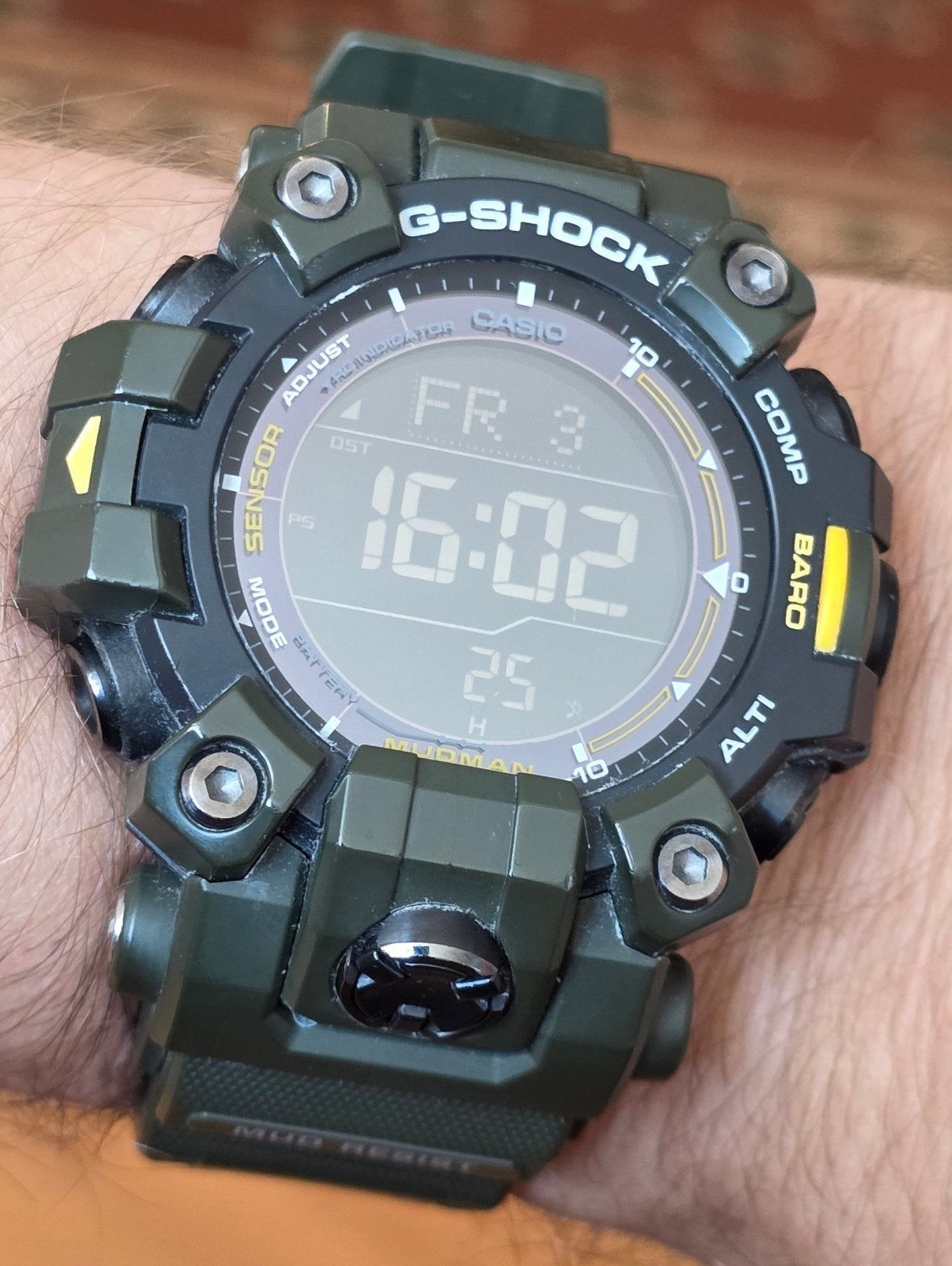 Casio G-Shock Mudman GW-9500-1A4 Horloge - Zo goed als nieuw, Sieraden, Tassen en Uiterlijk, Horloges | Heren, Casio, Kunststof