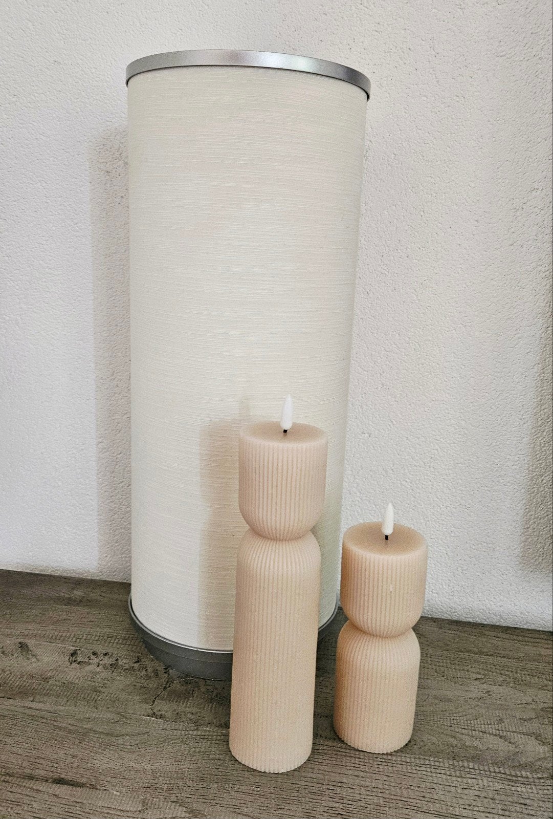 Set van 3: IKEA Vidja 1x Tafelmodel en 2x Vloerlampen, Huis en Inrichting, Ophalen, Gebruikt, Metaal, 200 cm of meer