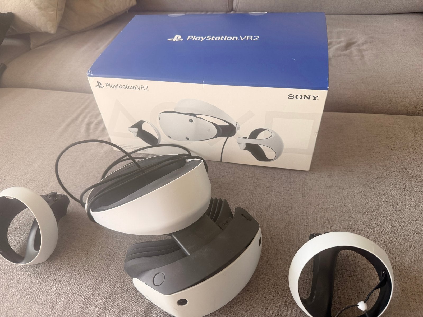 Sony PlayStation VR2 Headset met Controllers, Spelcomputers en Games, Ophalen, Zo goed als nieuw, VR-bril, Sony PlayStation