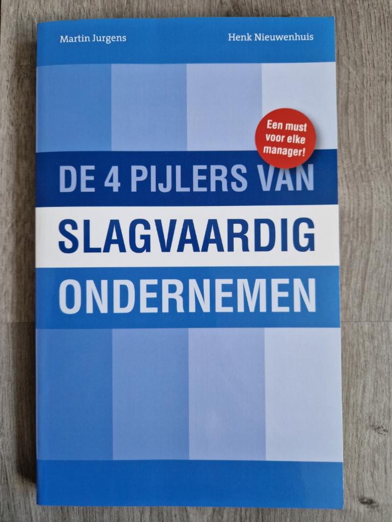 De 4 pijlers van slagvaardig ondernemen	Martin Jurgens, Ophalen of Verzenden, Beta, Zo goed als nieuw, HBO