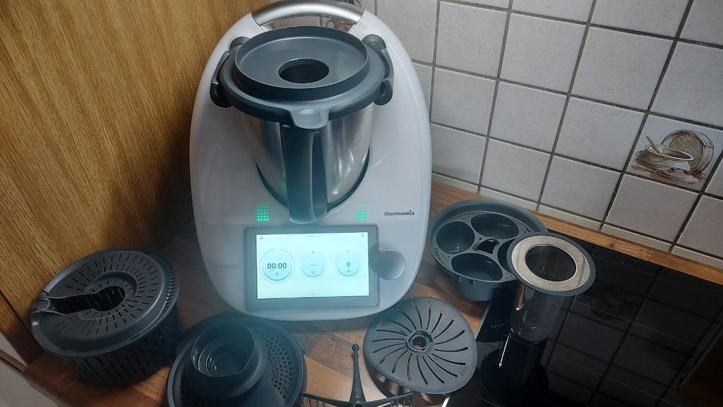 Thermomix TM6 - Zo goed als nieuw, Ophalen, 3 snelheden of meer, Zo goed als nieuw, 2 tot 3 liter