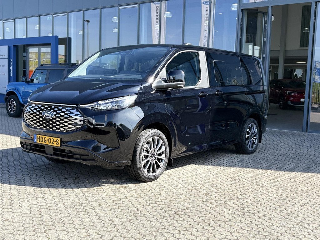 Ford E-Tourneo Custom 340 L1H1 Titanium X 65 kWh | 8 persoon, Auto's, Ford, Automaat, Achterwielaandrijving, Gebruikt, Overige carrosserieën