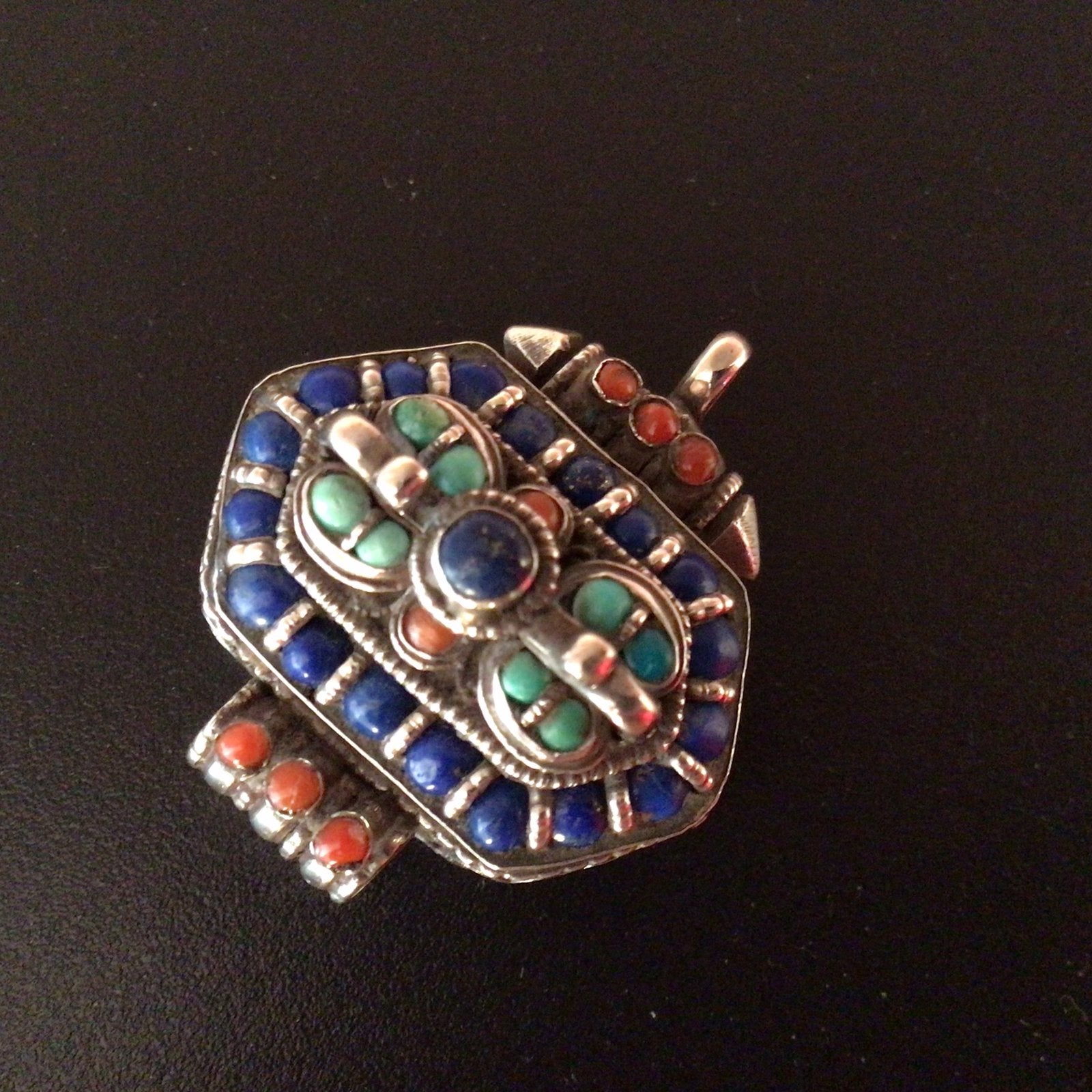 Gebedsdoosje De Gau uit Nepal, Ophalen of Verzenden, Zilver