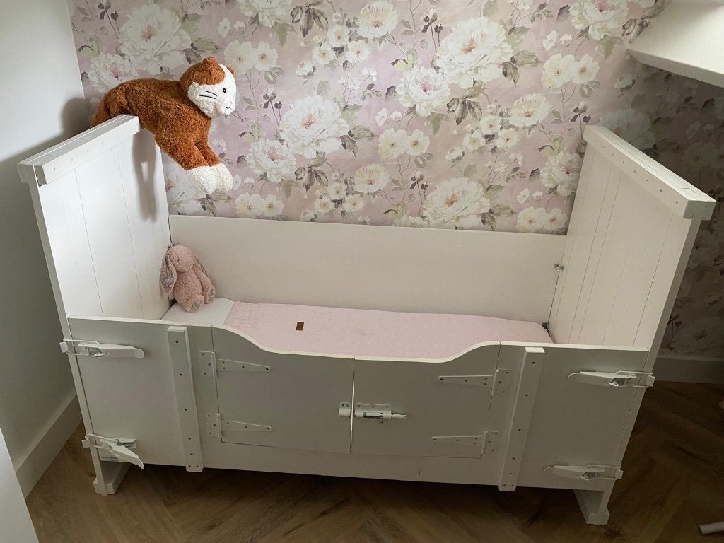 Kinderbed, Ophalen, Gebruikt, 70 tot 85 cm, 140 tot 160 cm