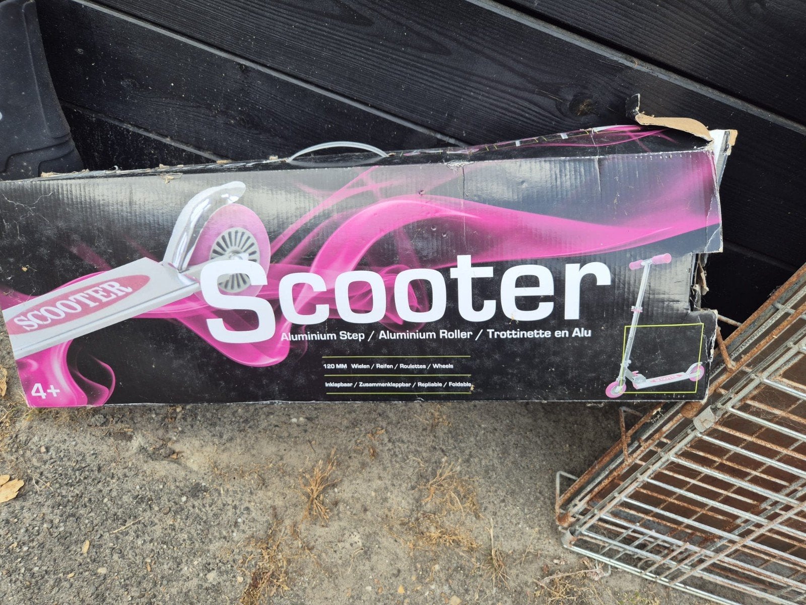 Roze aluminium step voor kinderen (4+), Fietsen en Brommers, Ophalen, Gebruikt, Gewone step, Scooter