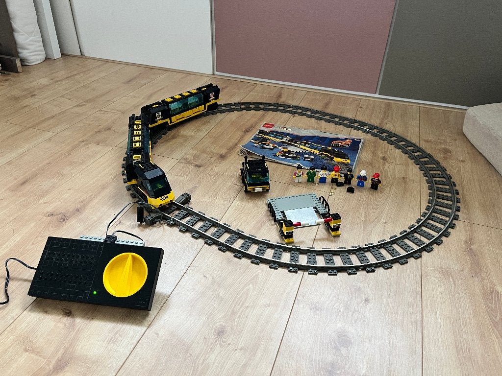 Lego 4559 Cargo Railway / Shuttle Express Trein (vs2), Kinderen en Baby's, Speelgoed | Duplo en Lego, Lego, Ophalen of Verzenden
