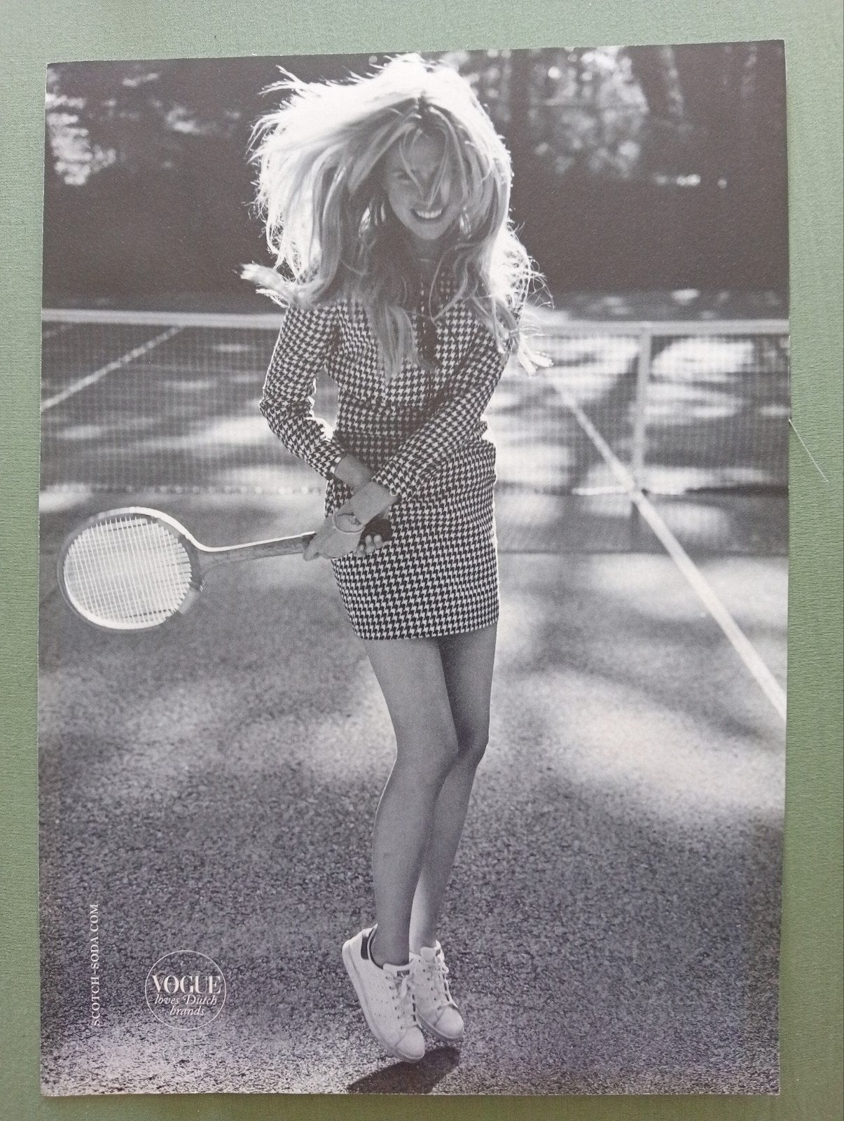 Vogue print Tennis, Ophalen of Verzenden, Gelezen, Overige onderwerpen