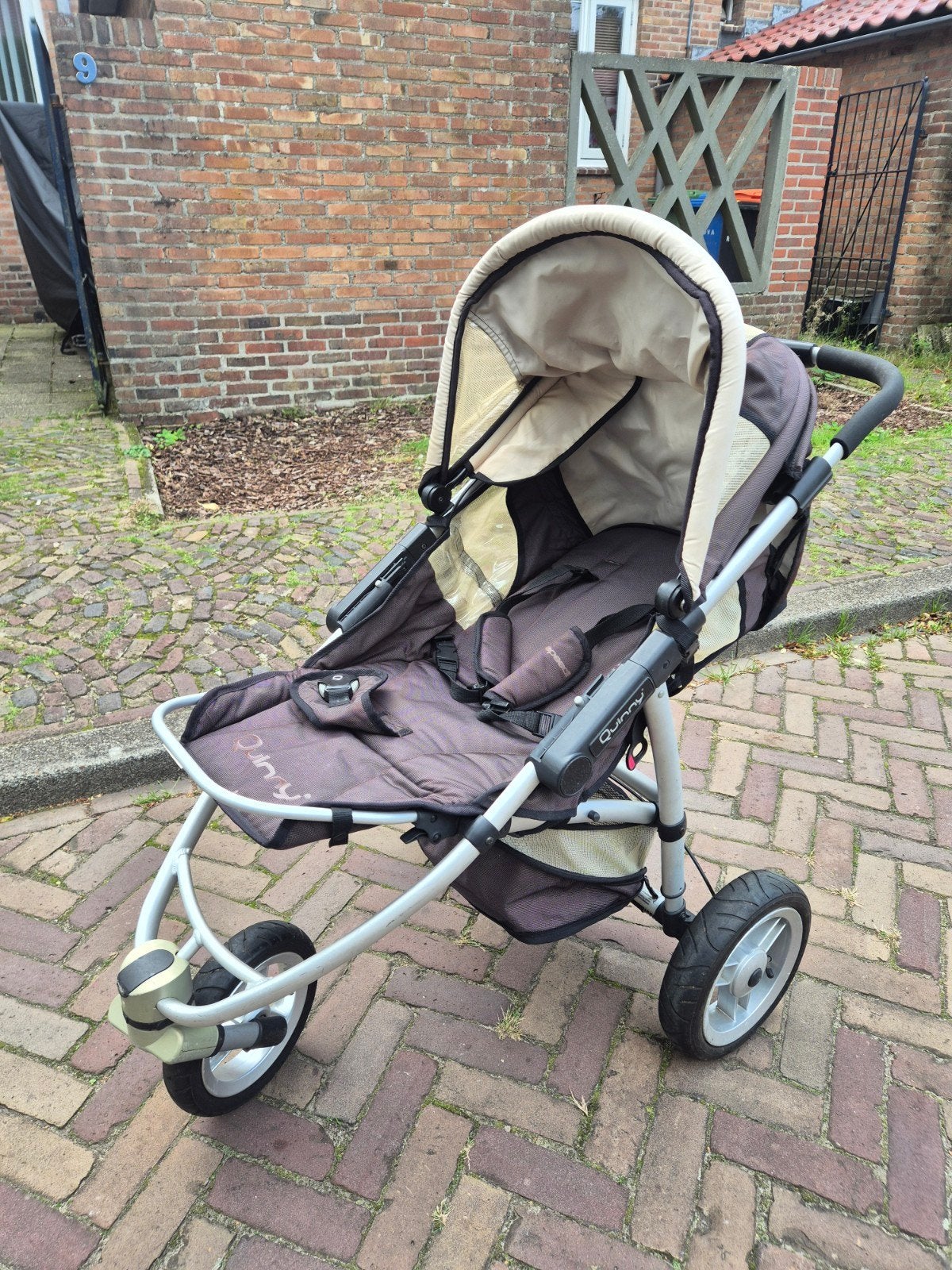 Quinny 3-in-1 Kinderwagen met Reiswieg en Autostoeltje, Gebruikt, Met autostoeltje, Combiwagen, Quinny