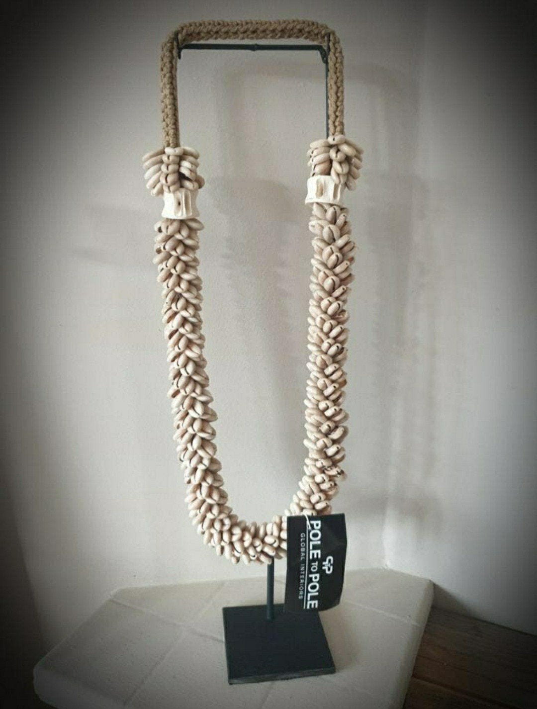 Schelpenketting op standaard groot - ketting, Ophalen of Verzenden, Nieuw, Metaal