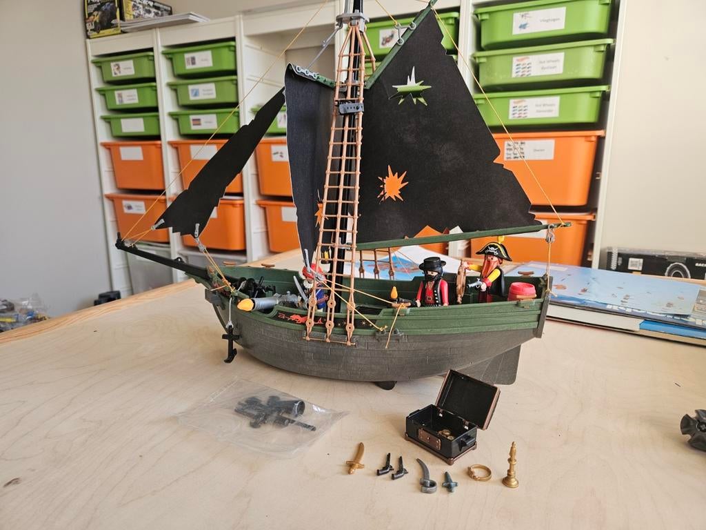Playmobil piratenschip, Ophalen, Gebruikt