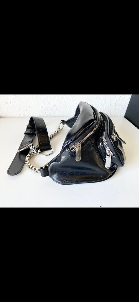 Mooie zwarte HEUP- / CROSSBODY-  TAS, Ophalen of Verzenden, Zo goed als nieuw, Zwart, Overige typen