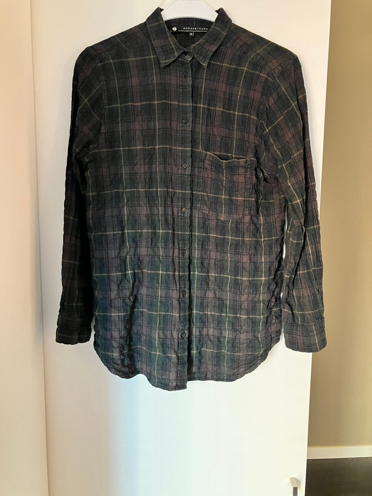 Woman by Earn blouse geruit – maat 36, Kleding | Dames, Ophalen of Verzenden, Zo goed als nieuw, Maat 36 (S), Groen