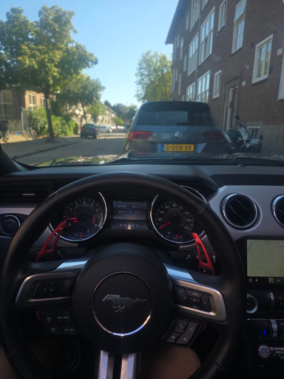 ford mustang ecoboost 2015 2.3, Auto's, Ford, Automaat, Achterwielaandrijving, Zwart, Adaptive Cruise Control