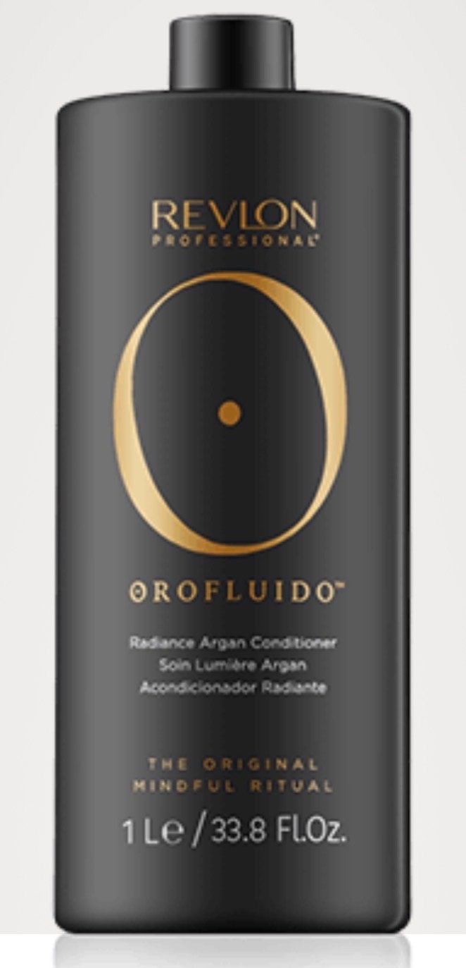 Revlon Orofluido Radiance Argan Conditioner 1L (2 stuks), Ophalen of Verzenden, Nieuw, Shampoo of Conditioner