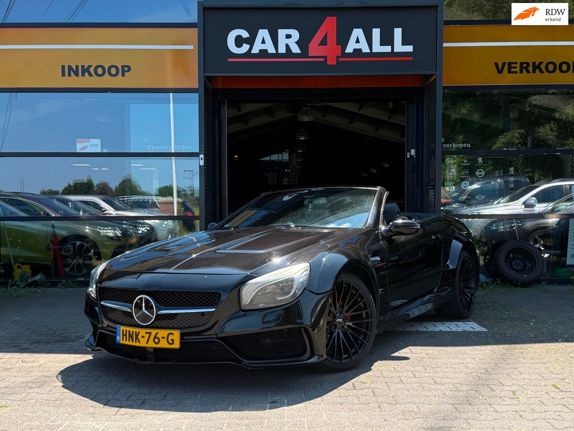 Mercedes-Benz SL-klasse 500 LUCHTVERING/WIDE BODY KIT/SL63/B, Auto's, Automaat, Achterwielaandrijving, Gebruikt, Automatische klimaatregeling
