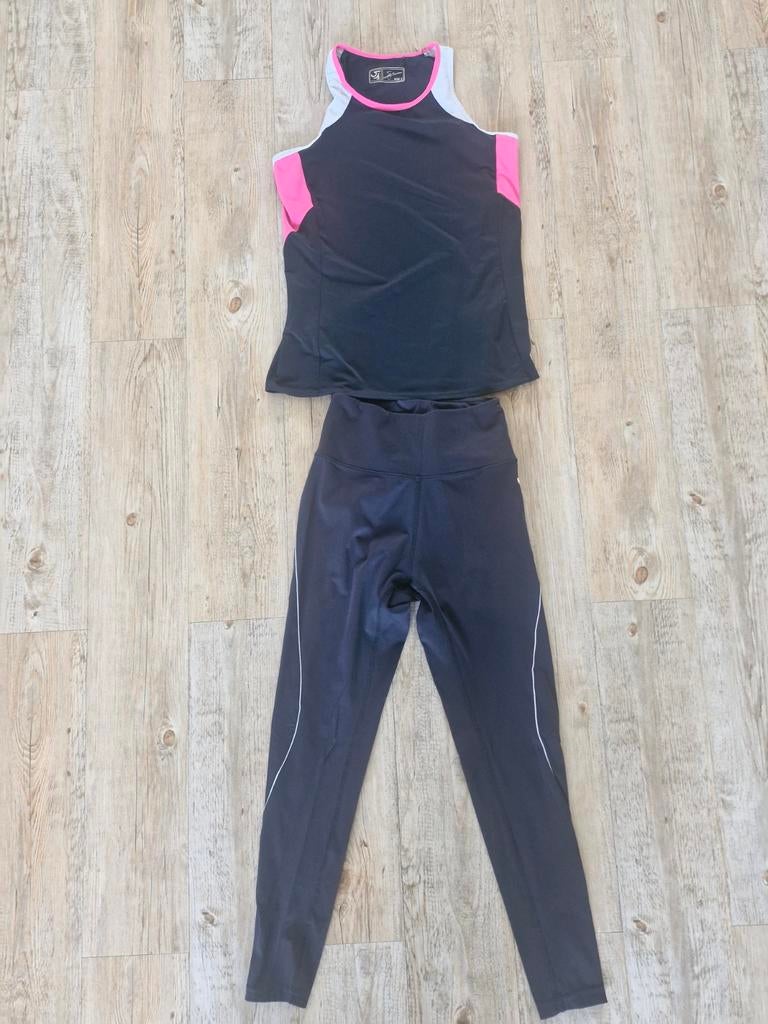 Sjeng sports donkerblauw sportpak maat S, Kleding | Dames, Sportkleding, Ophalen of Verzenden, Zo goed als nieuw, Maat 38/40 (M)