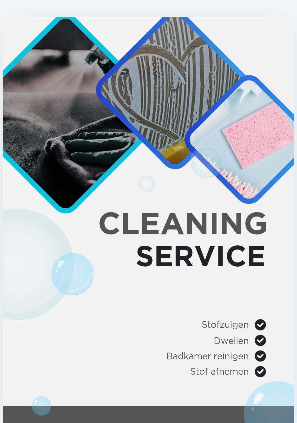 Schoonmaakster aangeboden, Vacatures