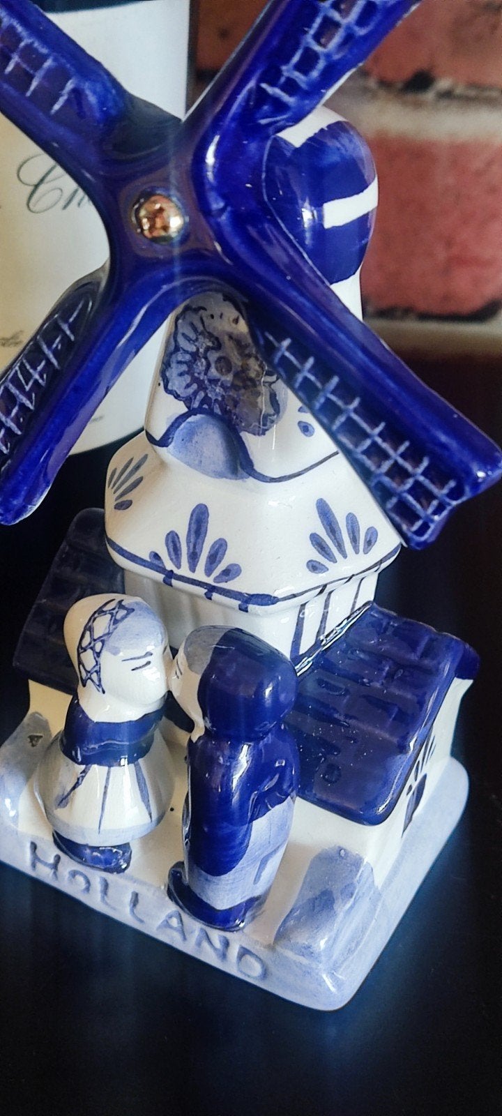 Schattig DelftsBlauw Molentje, Ophalen of Verzenden